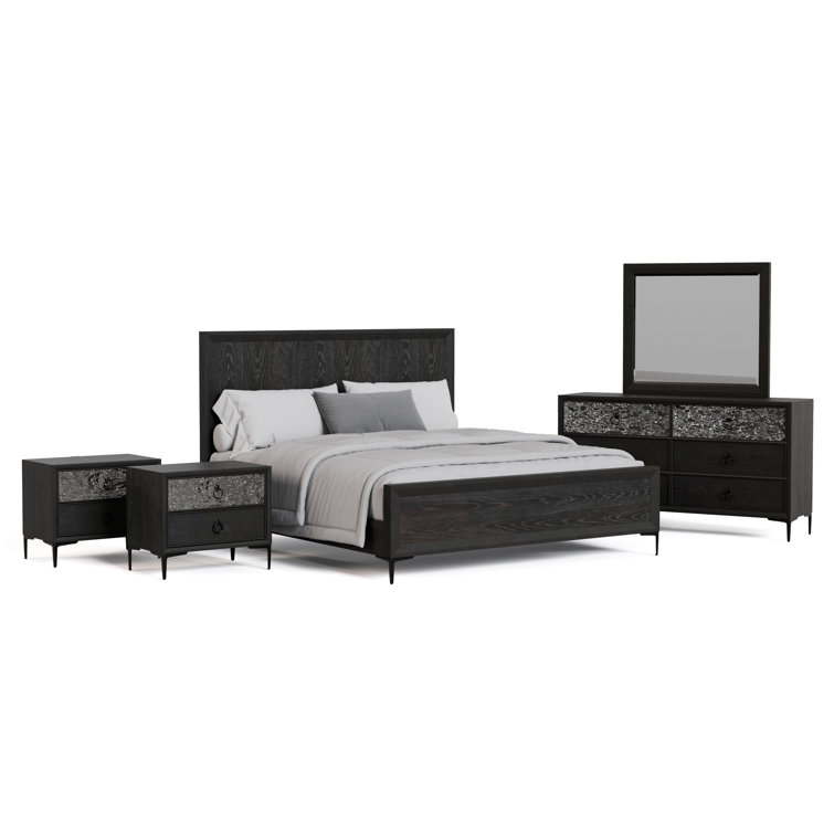 Wrought Studio Marjia 5Piece Bedroom Set Wayfair Canada